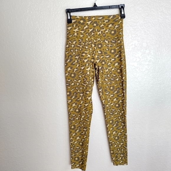Aerie offline goals high rise 7/8 leggings leopard print sz S - Picture 2 of 7